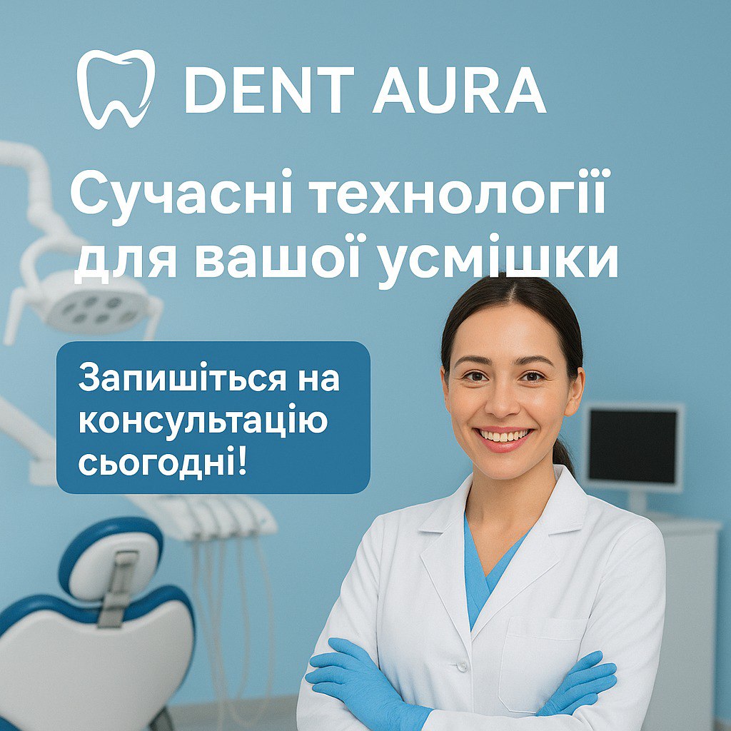 Стоматологічна клініка Dent AURA - Головна